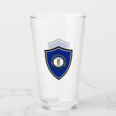 Kentucky vlag glas (Voorkant)