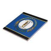 Kentucky vlag tegeltje (Zijkant)