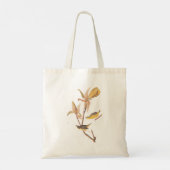 Kentucky Warbler Audubon Birds en Magnolia Flower Tote Bag (Achterkant)