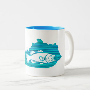 Kentucky Wave Vist Tweekleurige Koffiemok