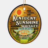  Kentucky Whiskey Label Keramisch Ornament (Links)