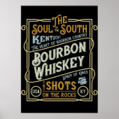 Kentucky Whiskey Poster (Voorkant)