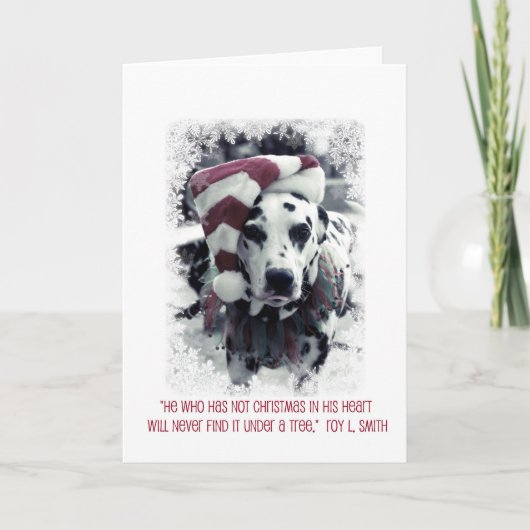 Kenwijsje Jiggs Feestdagen Kaart (Voorkant)