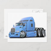 Kenworth 660 Lt Blue Truck Briefkaart (Voorkant / Achterkant)