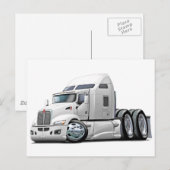 Kenworth 660 White Truck Briefkaart (Voorkant / Achterkant)