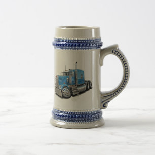 Kenworth met 900 Lt Blue Truck Bierpul