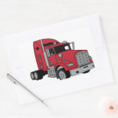 Kenworth Tractor Rechthoekige Sticker (Envelop)