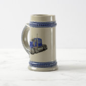 Kenworth w900 Blue Truck Bierpul (Voorkant links)