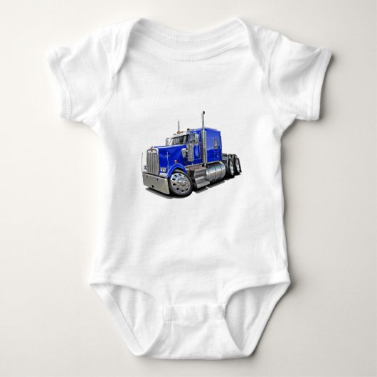 Kenworth w900 Blue Truck Romper (Voorkant)