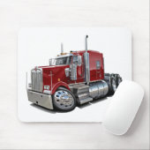 Kenworth w900 Maroon Truck Muismat (Met muis)