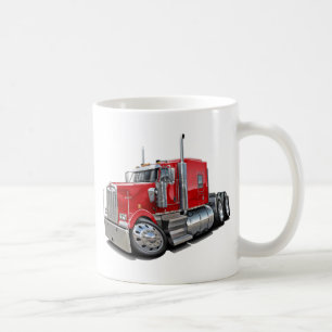Kenworth w900 Red Truck Koffiemok