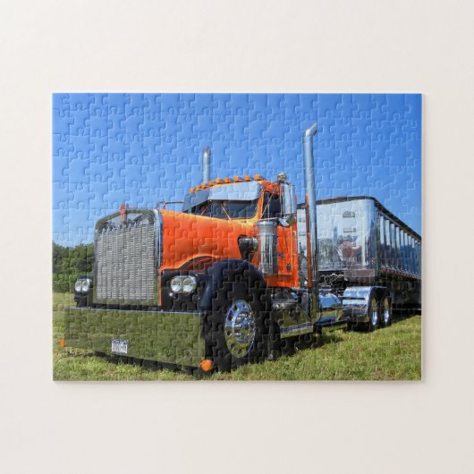 Kenworth W900A Dumper Puzzle Legpuzzel (Horizontaal)