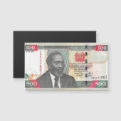 Kenya 500 Shillings Banknote Carte magnétique (Devant / Derrière)