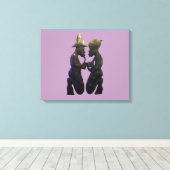 Kenya Afrique Ethnic Tribal Enveloppé Toile (Insitu (Plancher de Bois))