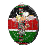 Kenya Birthday Dartbord (Voorkant Rechts)