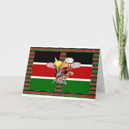 Kenya Birthday Kaart (Voorkant)