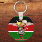 Kenya Birthday Sleutelhanger (Voorkant)