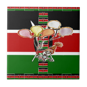 Kenya Birthday Tegeltje