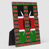 Kenya Black red green Fotoplaat (Zijkant)