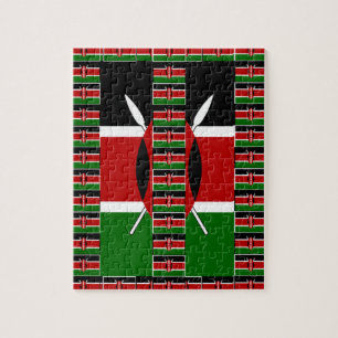 Kenya Black red green Legpuzzel