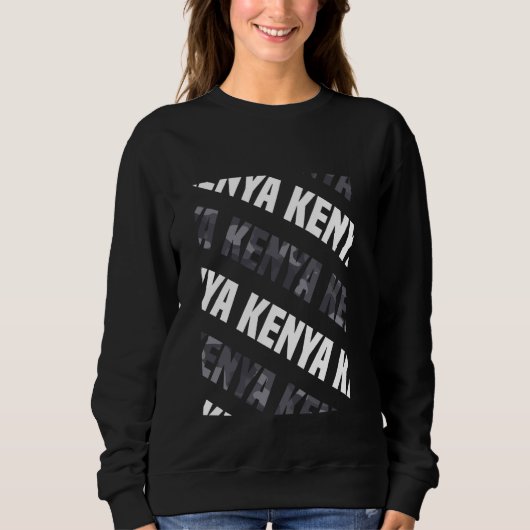 Kenya Camo Pattern Grey Camouflage Trui (Voorkant)