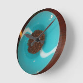 Kenya Coffee Beans Cyan Ronde Klok (Hoek)