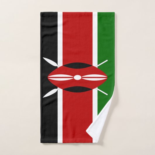 Kenya Flag Bad Handdoek (Handdoek)
