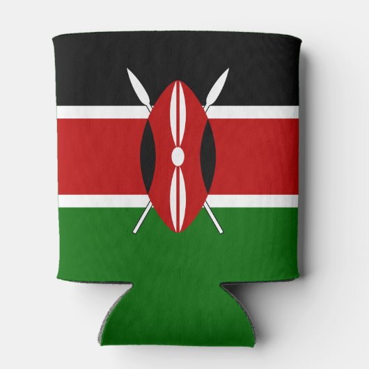 Kenya Flag Blikjeskoeler (Achterkant)