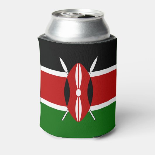 Kenya Flag Blikjeskoeler (Blikje Achterkant)