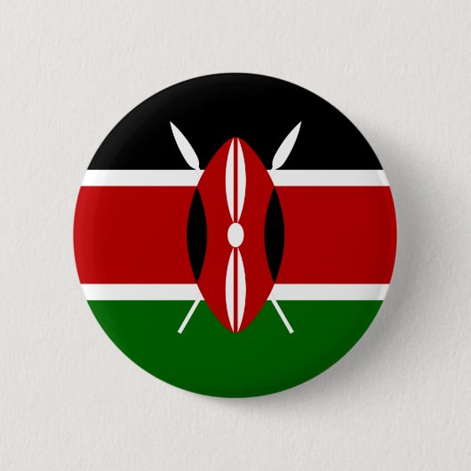 Kenya Flag Button (Voorkant)