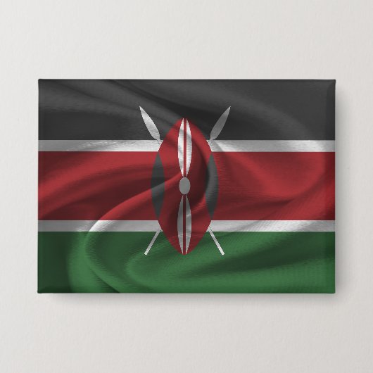 Kenya Flag Button (Voorkant)