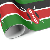 Kenya Flag Cadeaupapier (Rol Hoek)