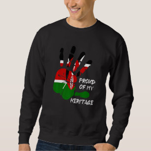 Kenya Flag Finger Handprint Africa Kenya Trui