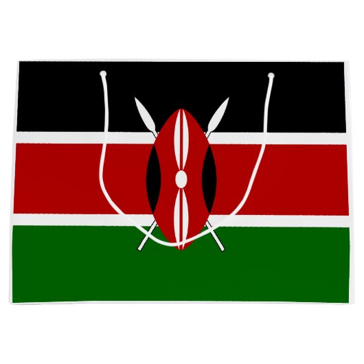 Kenya Flag Groot Cadeauzakje (Voorkant)