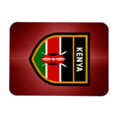 Kenya Flag Magneet (Horizontaal)