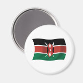 Kenya Flag Magnet Magneet (Voorkant / Achterkant)