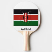 KENYA FLAG & MAP op maat Tafeltennisbatje (Voorkant)