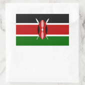 Kenya Flag Rechthoekige Sticker (Tas)