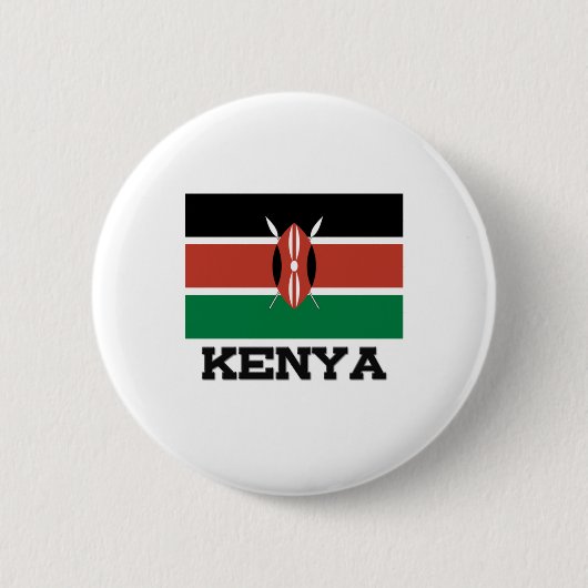 Kenya Flag Ronde Button 5,7 Cm (Voorkant)