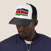 Kenya Flag Trucker Pet (In situ)