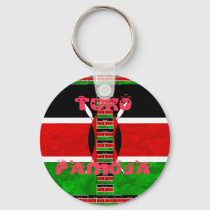 Kenya Flag Tuko Pamoja Sleutelhanger