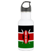 Kenya Flag Waterfles (Voorkant)