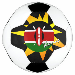 Kenya Football & Drapeau du Kenya / BANG