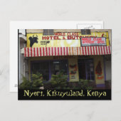 Kenya Funny Sign Briefkaart (Voorkant / Achterkant)