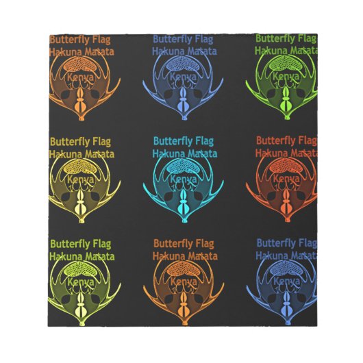 Kenya Hakuna Matata Notitieblok (Voorkant)