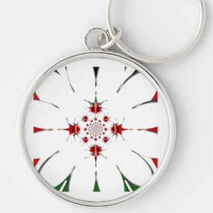 Kenya HAKUNA MATATA RED GREEN patter design Sleutelhanger