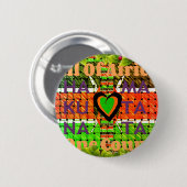 Kenya Hakuna Matata Ronde Button 5,7 Cm (Voorkant /achterkant)