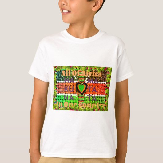 Kenya Hakuna Matata T-shirt (Voorkant)
