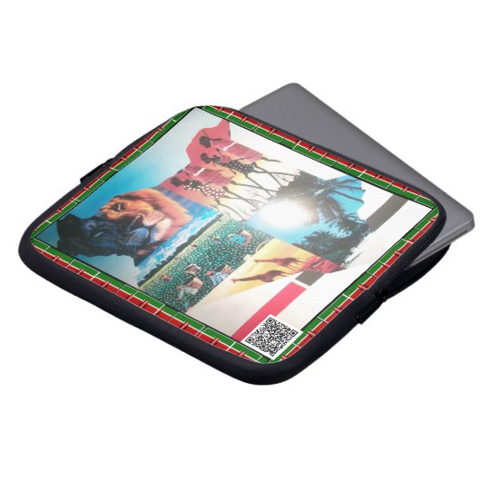  Kenya Heritage Harambee  Laptop Sleeve (Voorkant top)