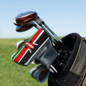 Kenya Maasai vlag Bendera ya Kenya Golfheadcover (Insitu)